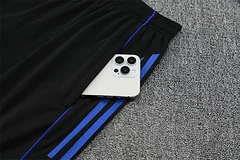 2025-26 Real Madrid yellow blue short sleeve training jersey view 3