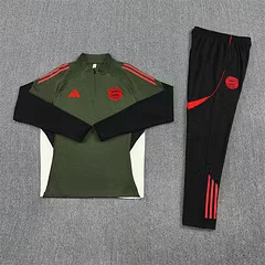 2025-26 Bayern Munich Green Half-Pull Training Jersey view 17