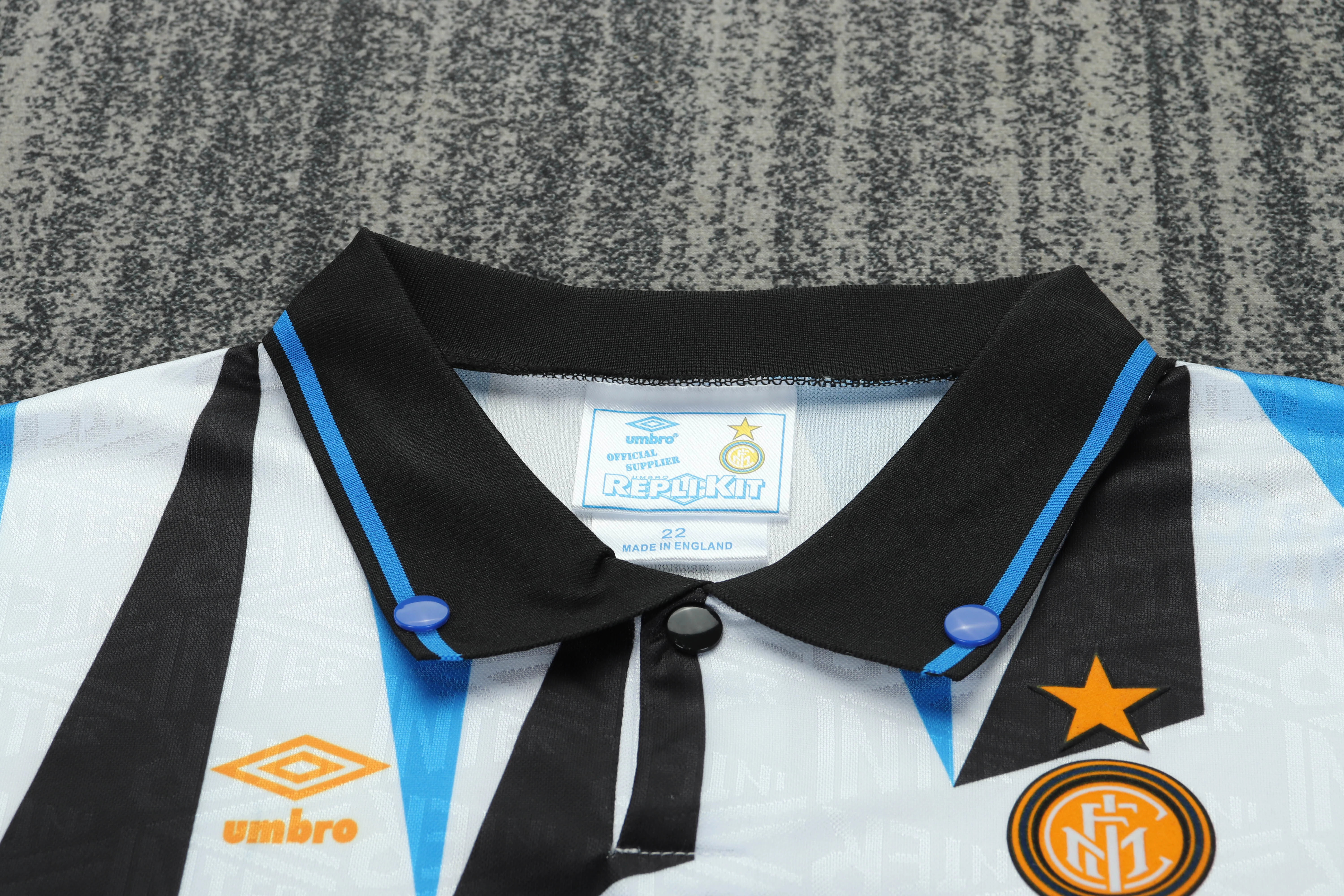 1992-93 Inter Milan Retro Away Jersey - Kids' view 6