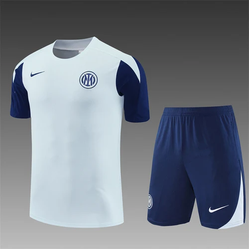 2025-26 Inter Milan Light Grey Short Sleeve Training Jersey