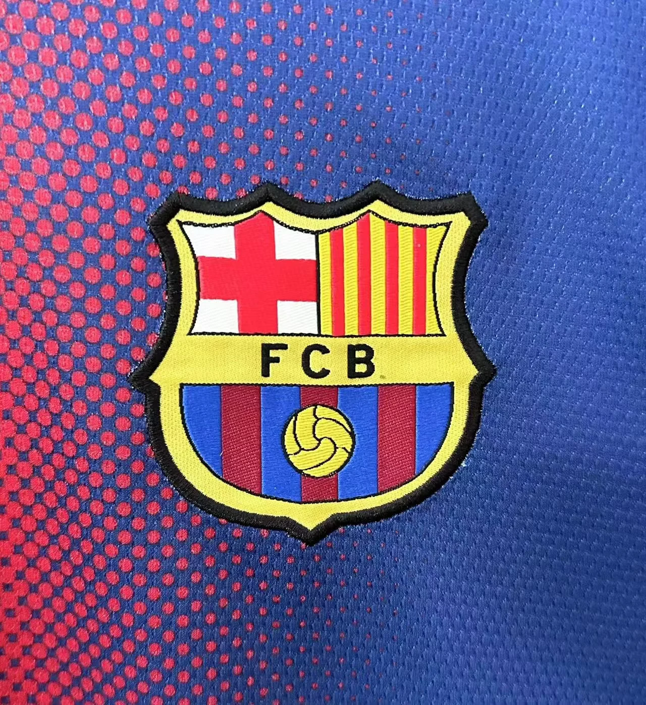 2012-13 Barcelona Home Long Sleeve Retro Jersey view 5