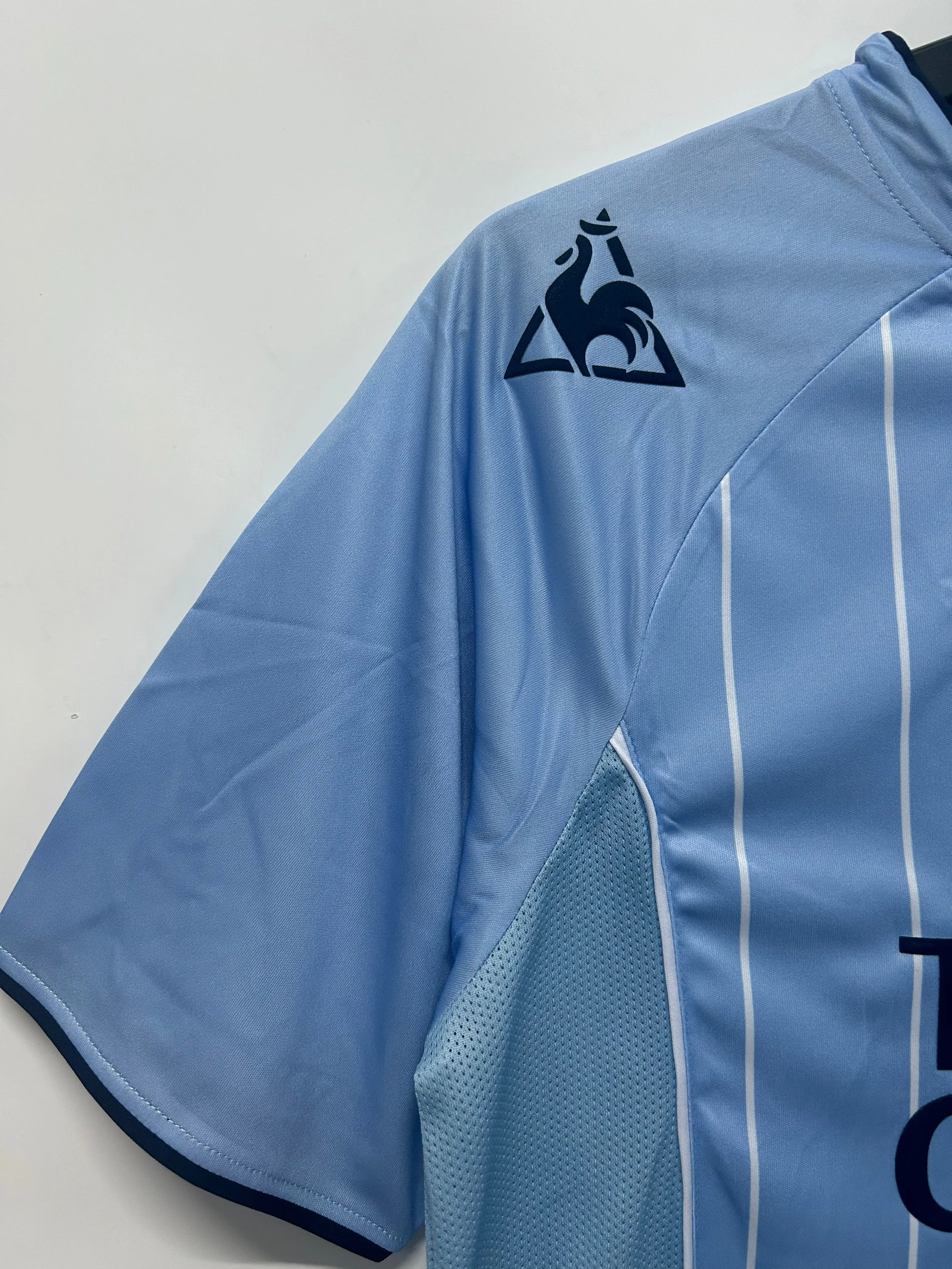 2007-08 Manchester City Home Retro Jersey view 4
