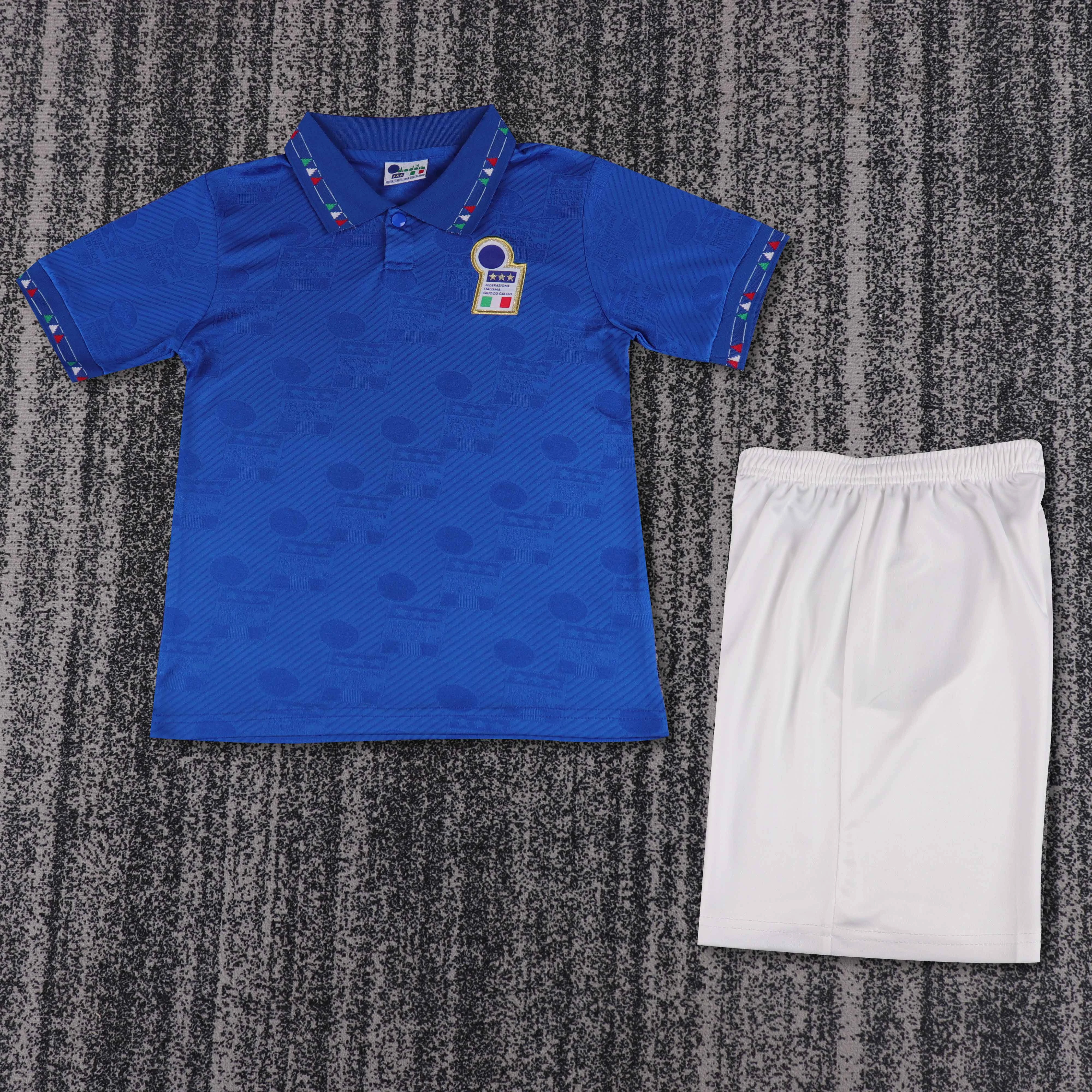 1994 Italy Home Retro Shirt - Kids