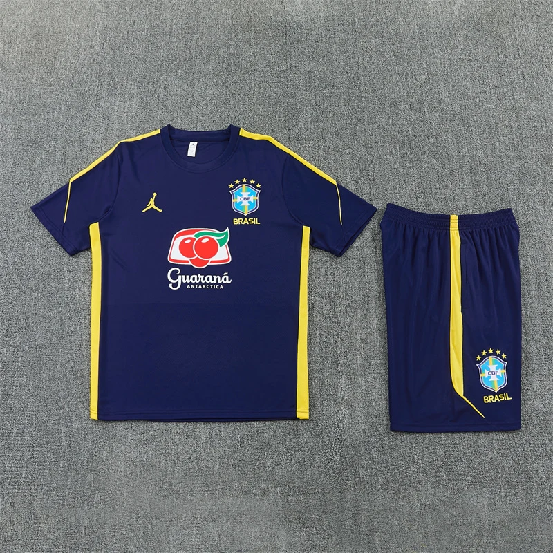 2026-27 Brazil Royal Blue Short-Sleeve Training Jersey view 13
