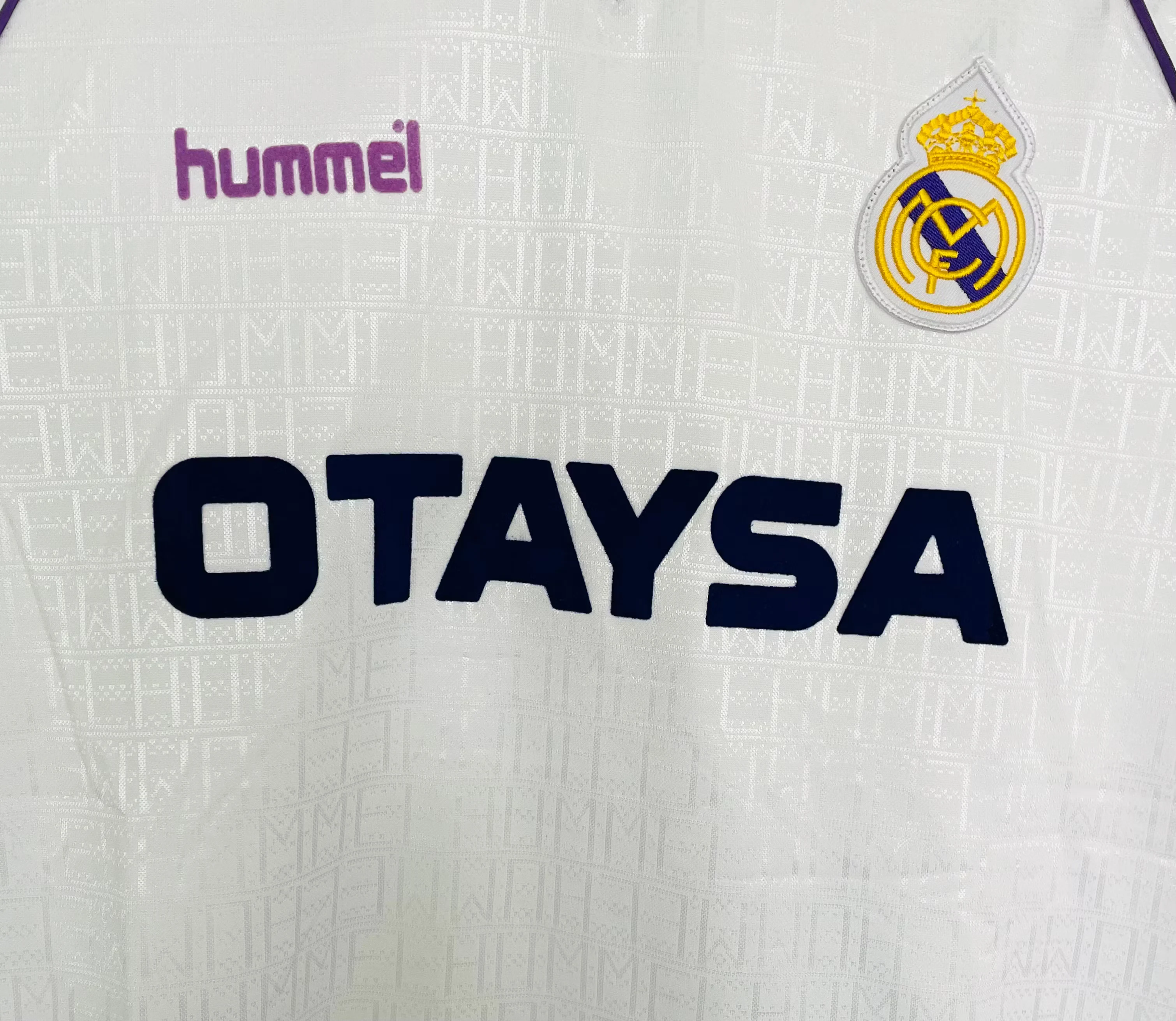 1990-92 Real Madrid Home Retro Jersey view 5