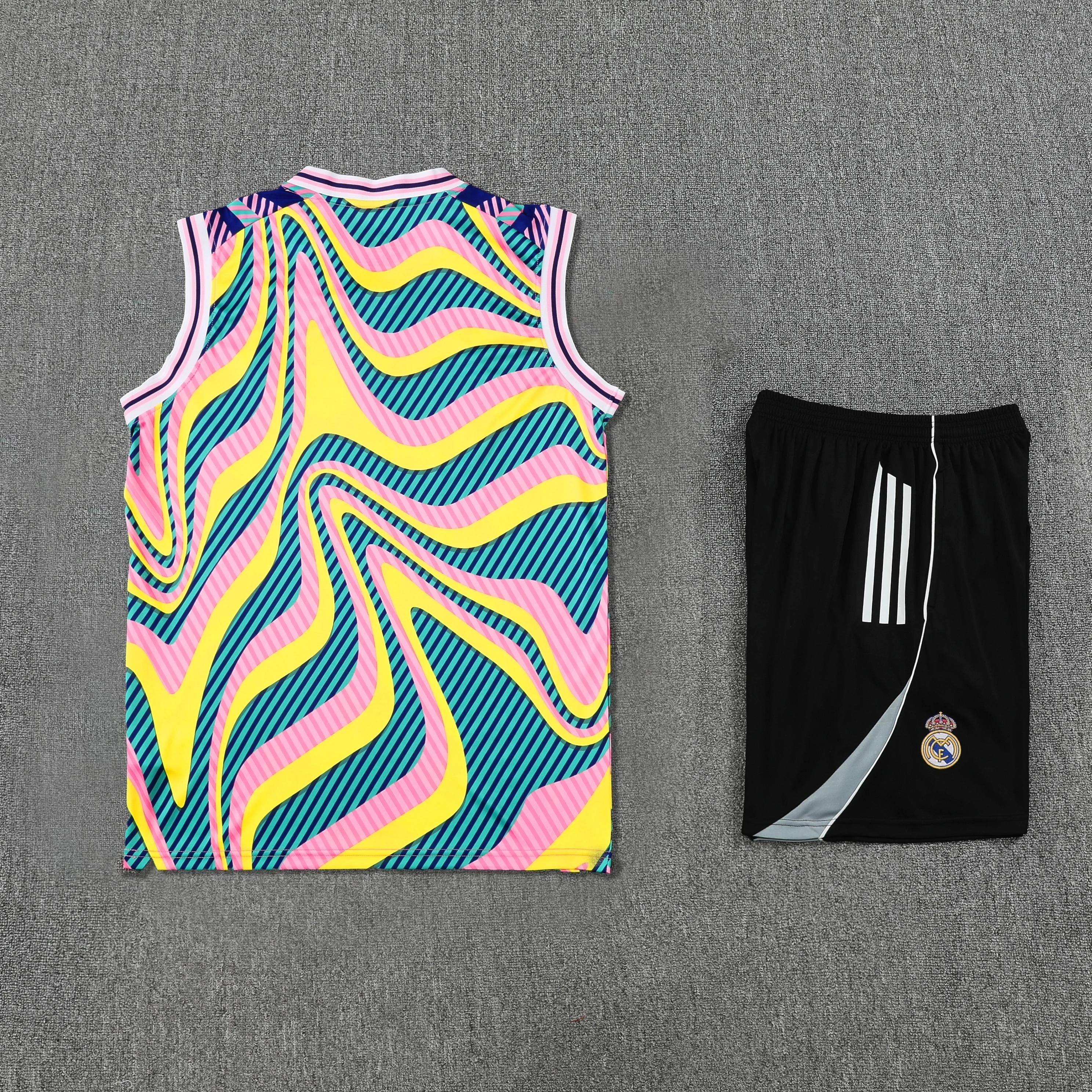 2025-26 Real Madrid Training Vest Jersey view 4
