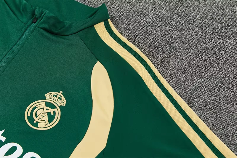 2026-27 Real Madrid Green Half-Zip Training Jersey view 10