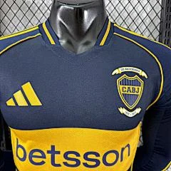2025-26 Boca Home Long Sleeve Jersey - Player Edition view 3