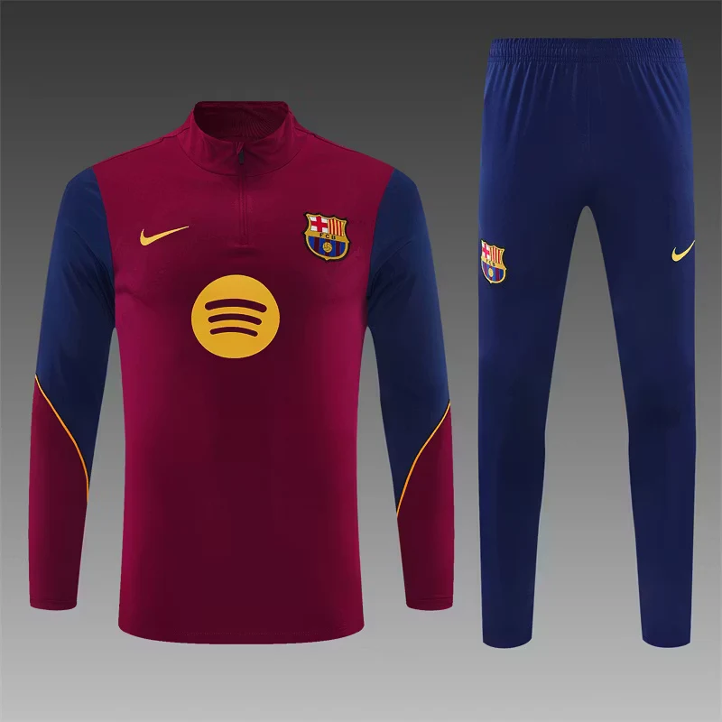 2026-27 Barcelona Red Half-Zip Training Jersey view 15