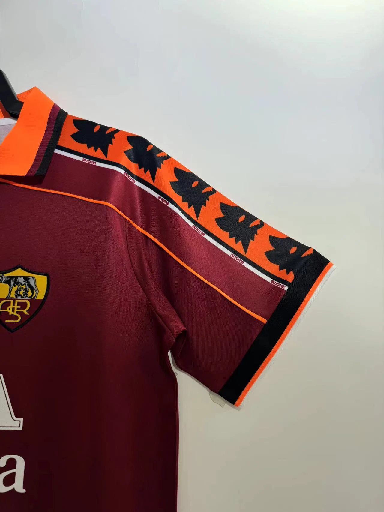 1998-99 Roma Home Retro Jersey view 4