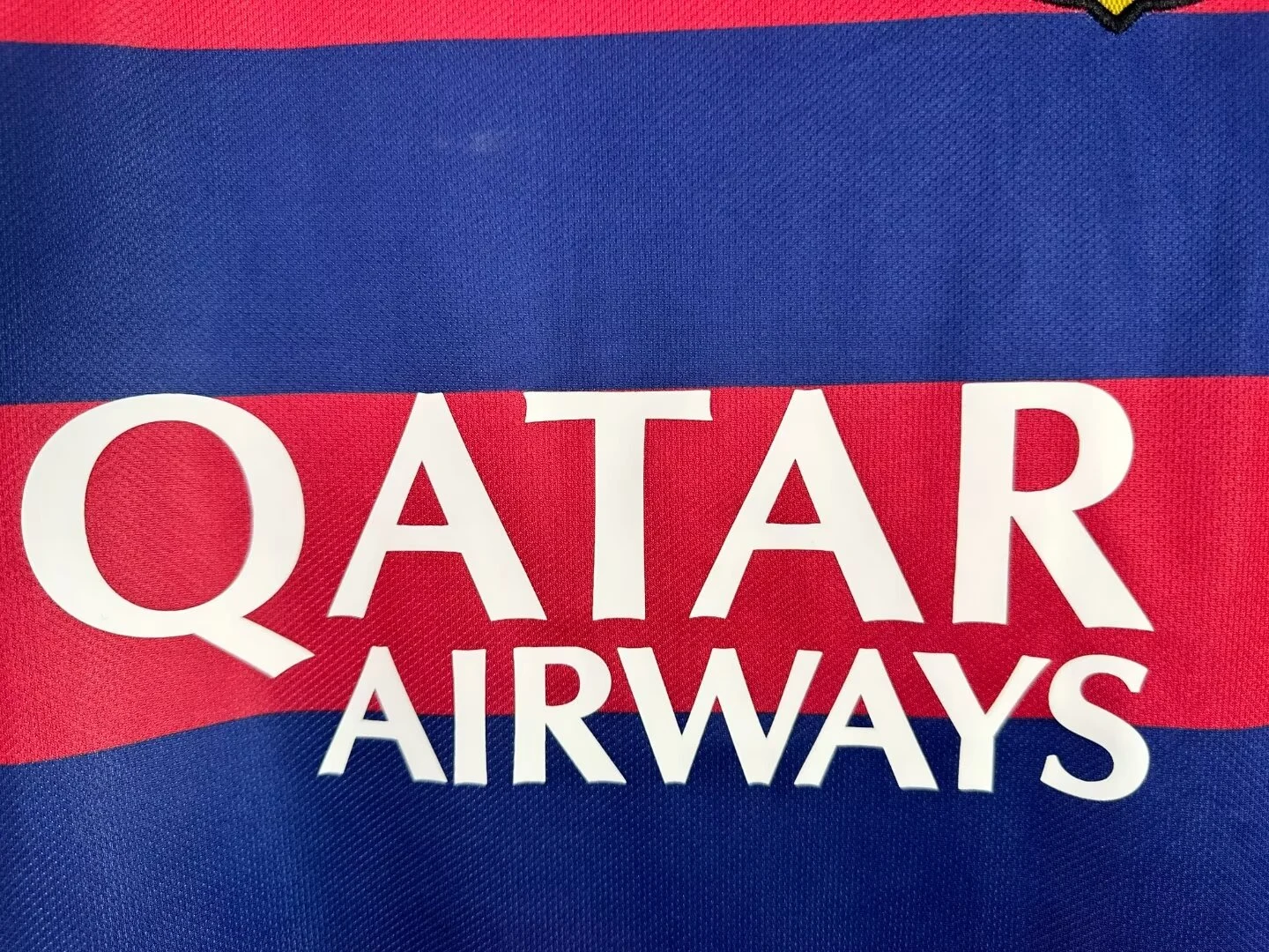 2015-16 Barcelona Home Long Sleeve Retro Jersey view 3