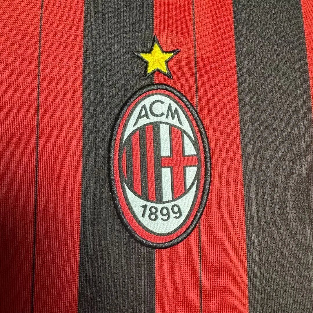 2013-14 AC Home Retro Jersey view 5