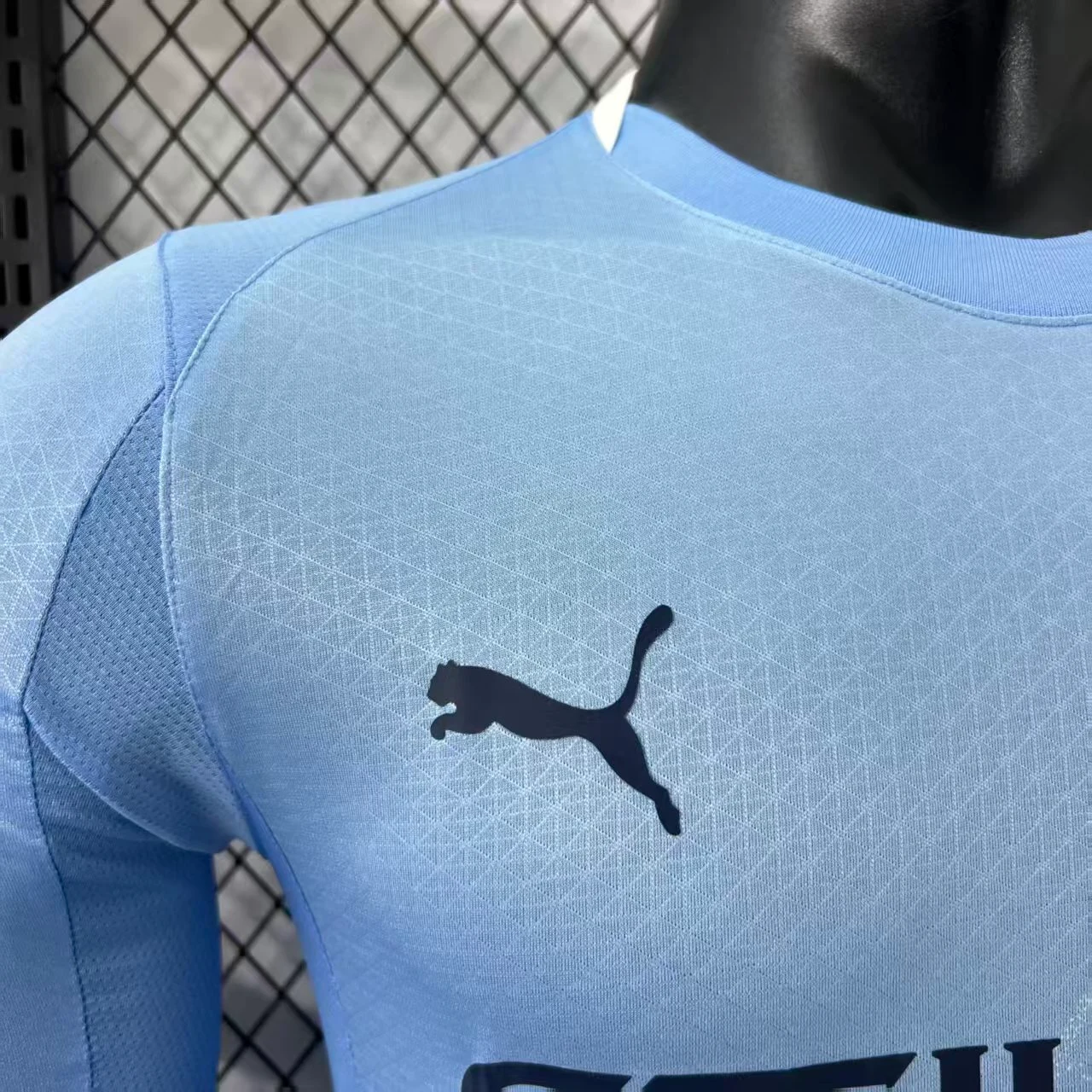 2025-26 Manchester City Home Long-Sleeve Jersey – Player Version view 7
