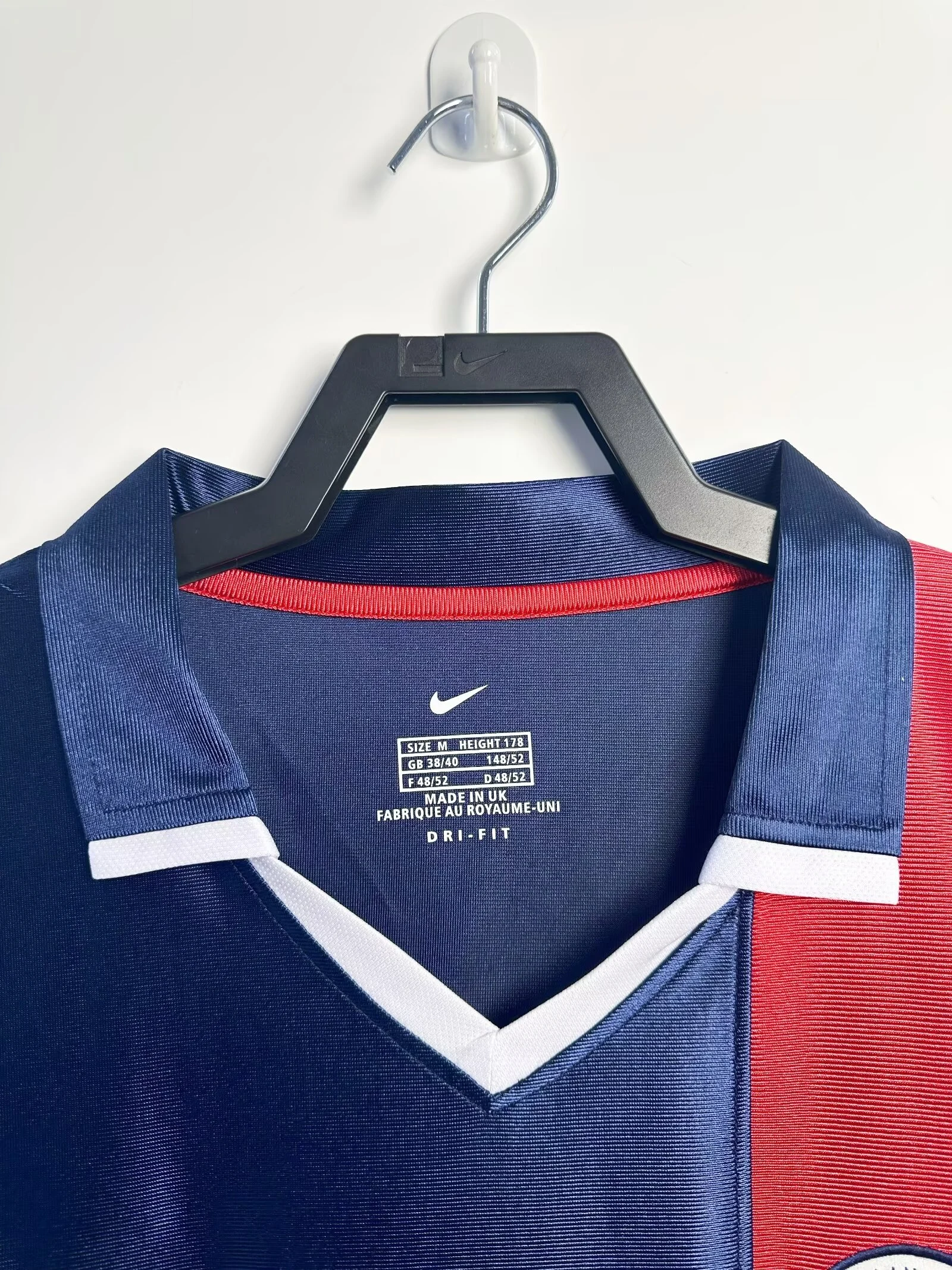 2001-02 Paris Saint-Germain Home Long Sleeve Retro Jersey view 7