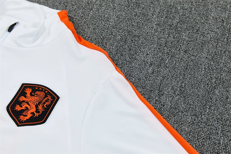 2026-27 Netherlands White Half-Zip Training Jersey view 7