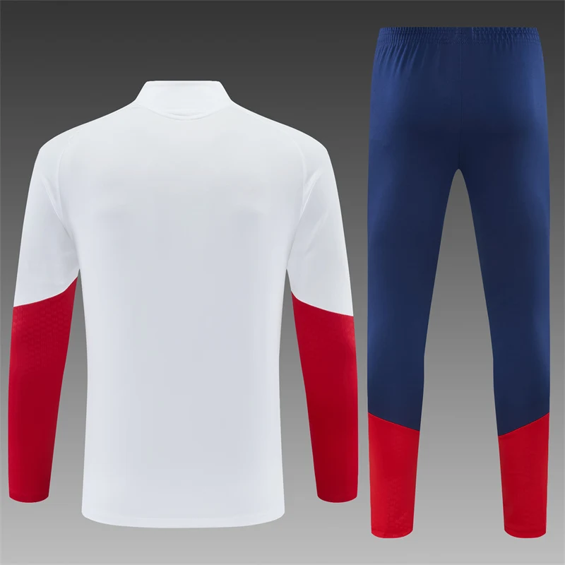 2026-27 Spain White Half-Zip Training Jersey (Two Stars) view 2