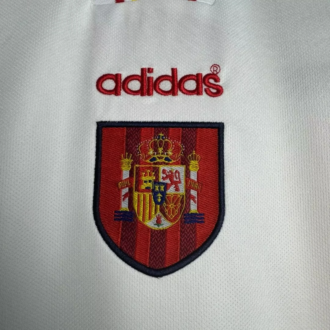 1996 Spain Away Retro Jersey view 4