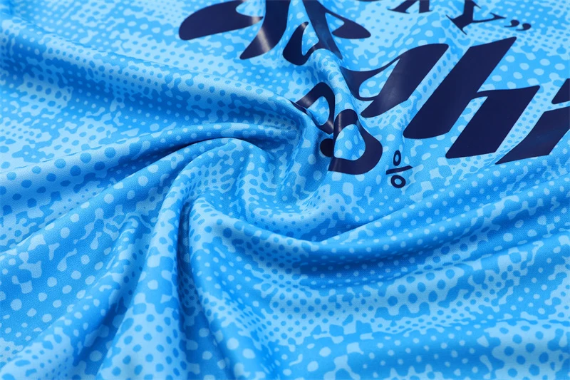 2025-26 Manchester City Light Blue Half-Zip Training Jersey view 3