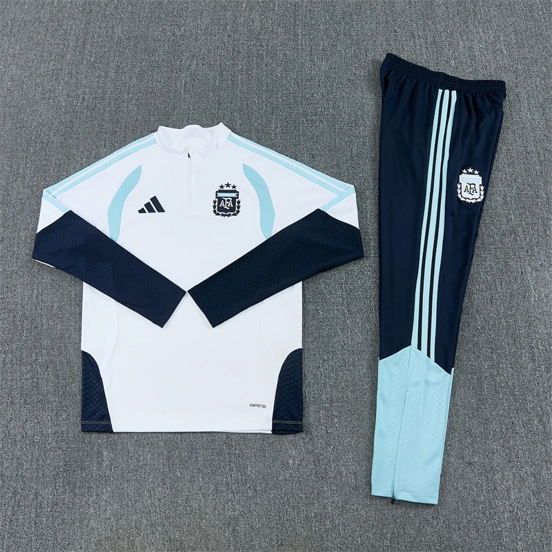 2026-27 Argentina White Half-Zip Training Jersey view 15