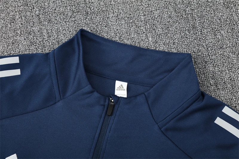 2025-26 Arsenal Royal Blue Half-Zip Training Jersey view 3