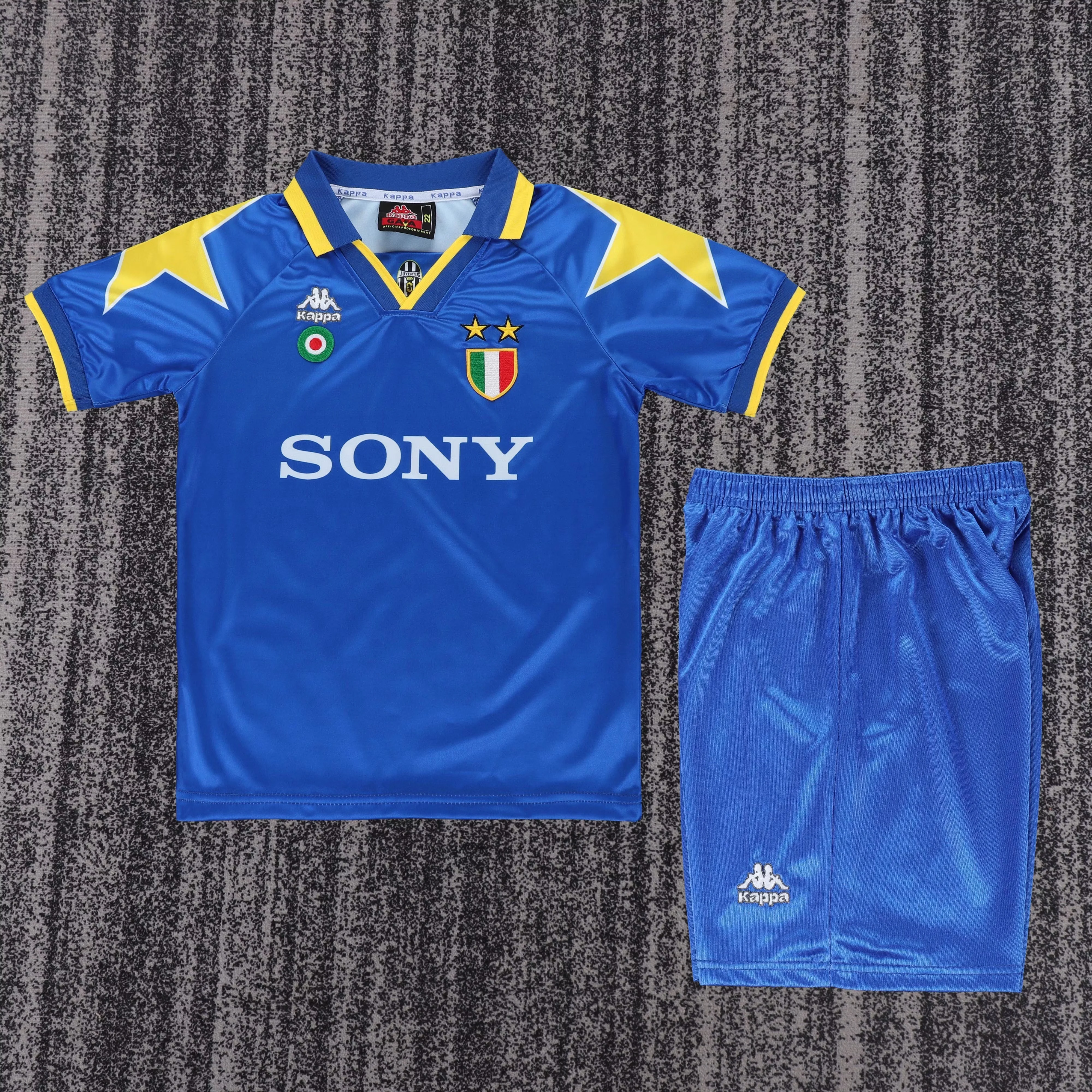 1995-96 Juventus Away Retro Jersey - Children's Size