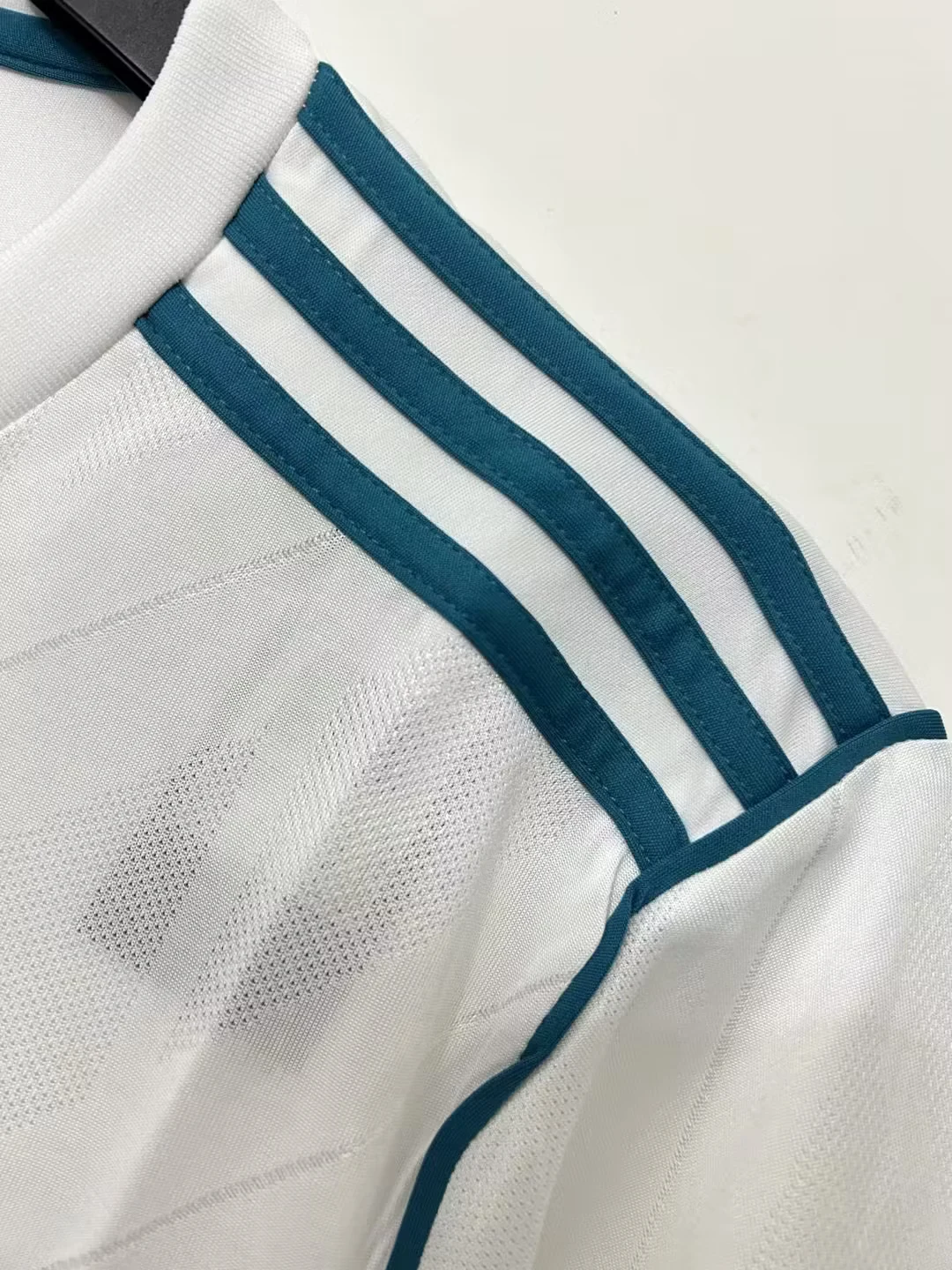 2017-18 Real Madrid Home Long Sleeve Retro Jersey view 4