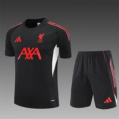 2025-26 Liverpool FC Black Short Sleeve Training Shirt view 16