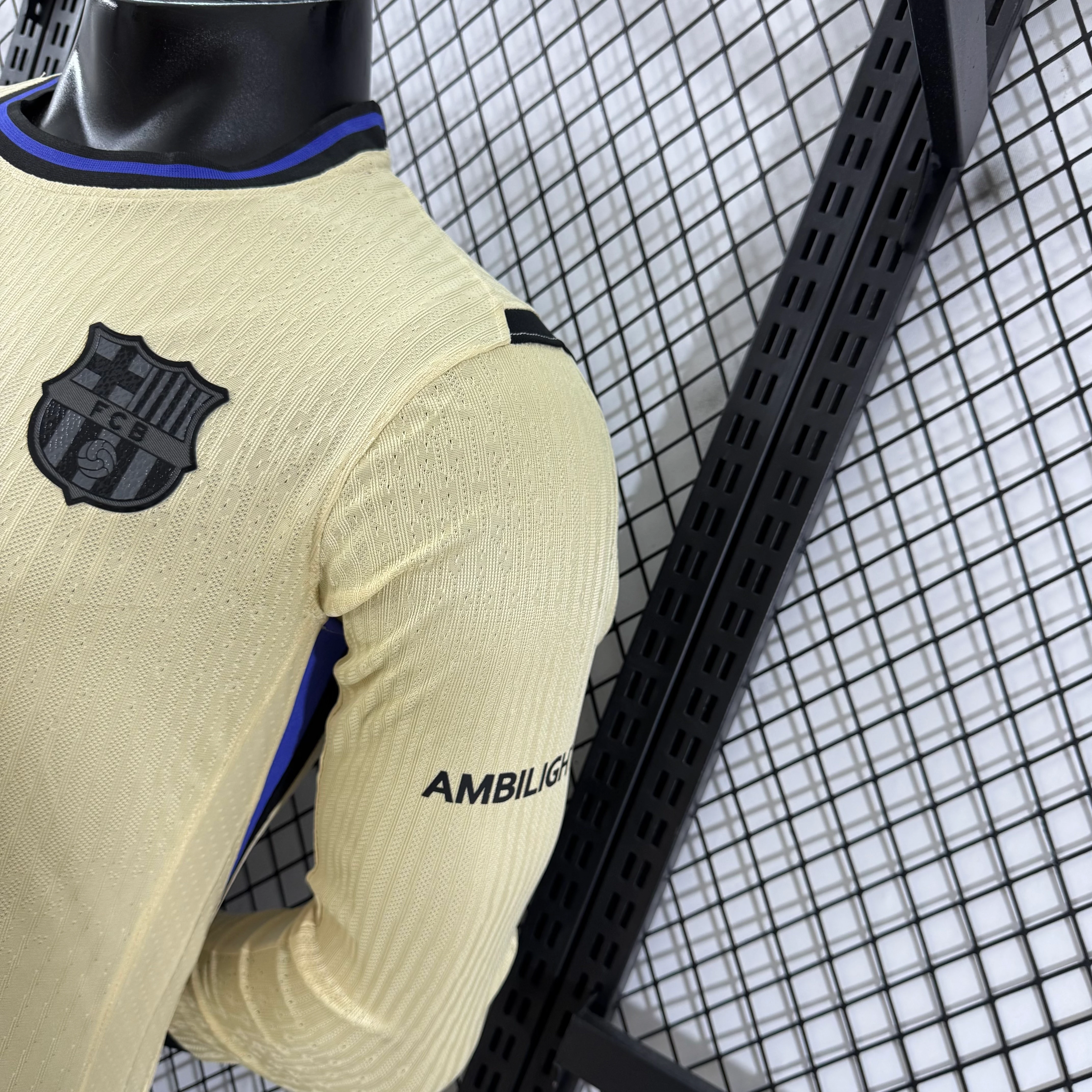 2025-26 Barcelona Away Long-Sleeve Jersey - Player Version view 6