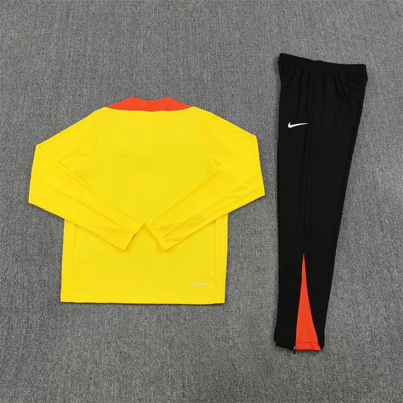 2025-26 Brazil Yellow Half-Zip Training Jersey view 9
