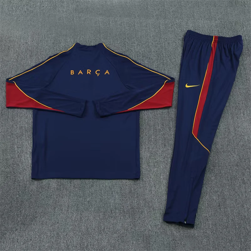 2026-27 Barcelona Royal Blue Half-Zip Training Jersey view 13