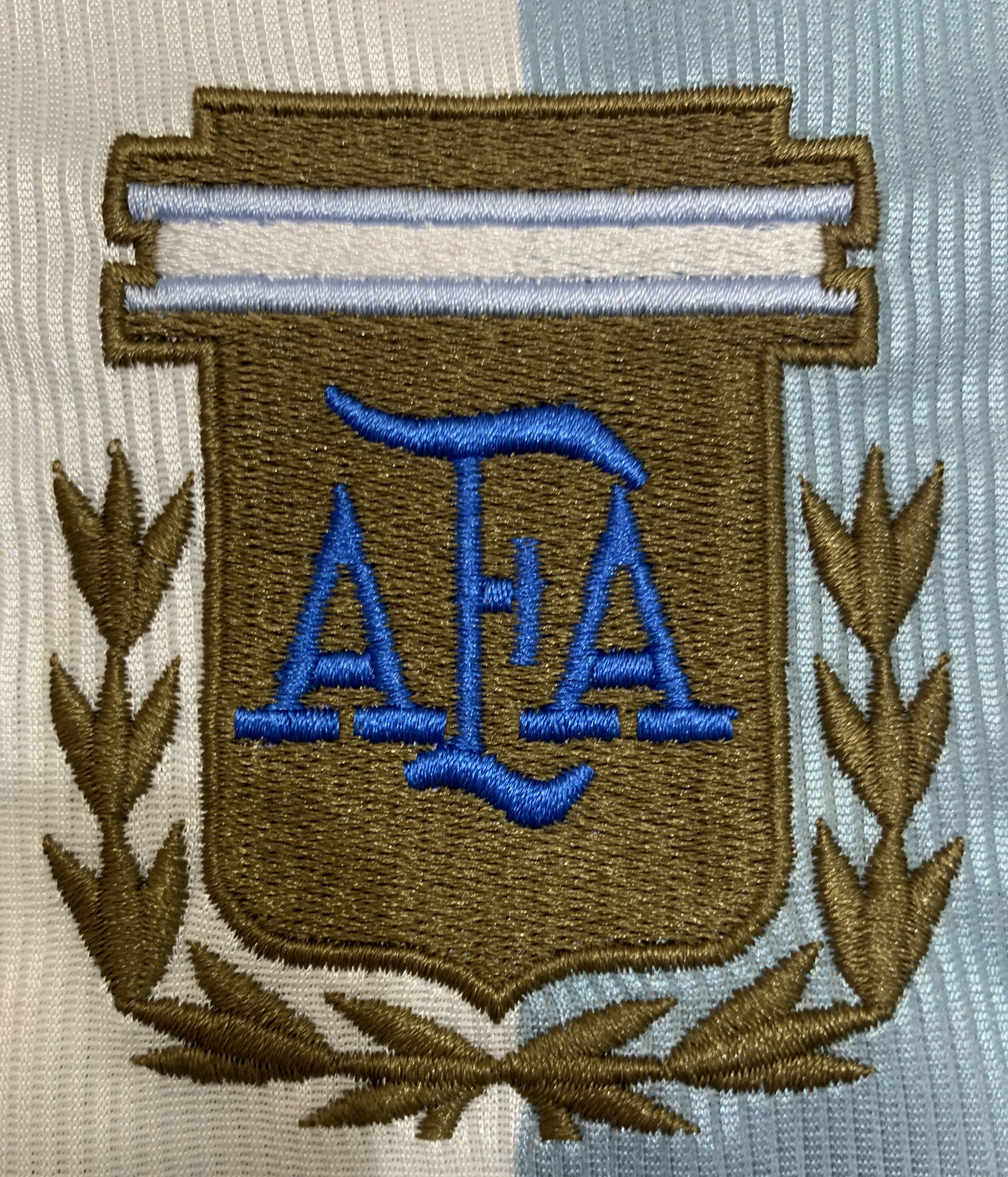 1998 Argentina Home Retro Jersey view 3