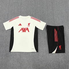 2025-26 Liverpool FC off-white short-sleeved training jersey view 13