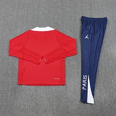 2025-26 Paris Saint-Germain Red Half-Pull Training Jersey view 16