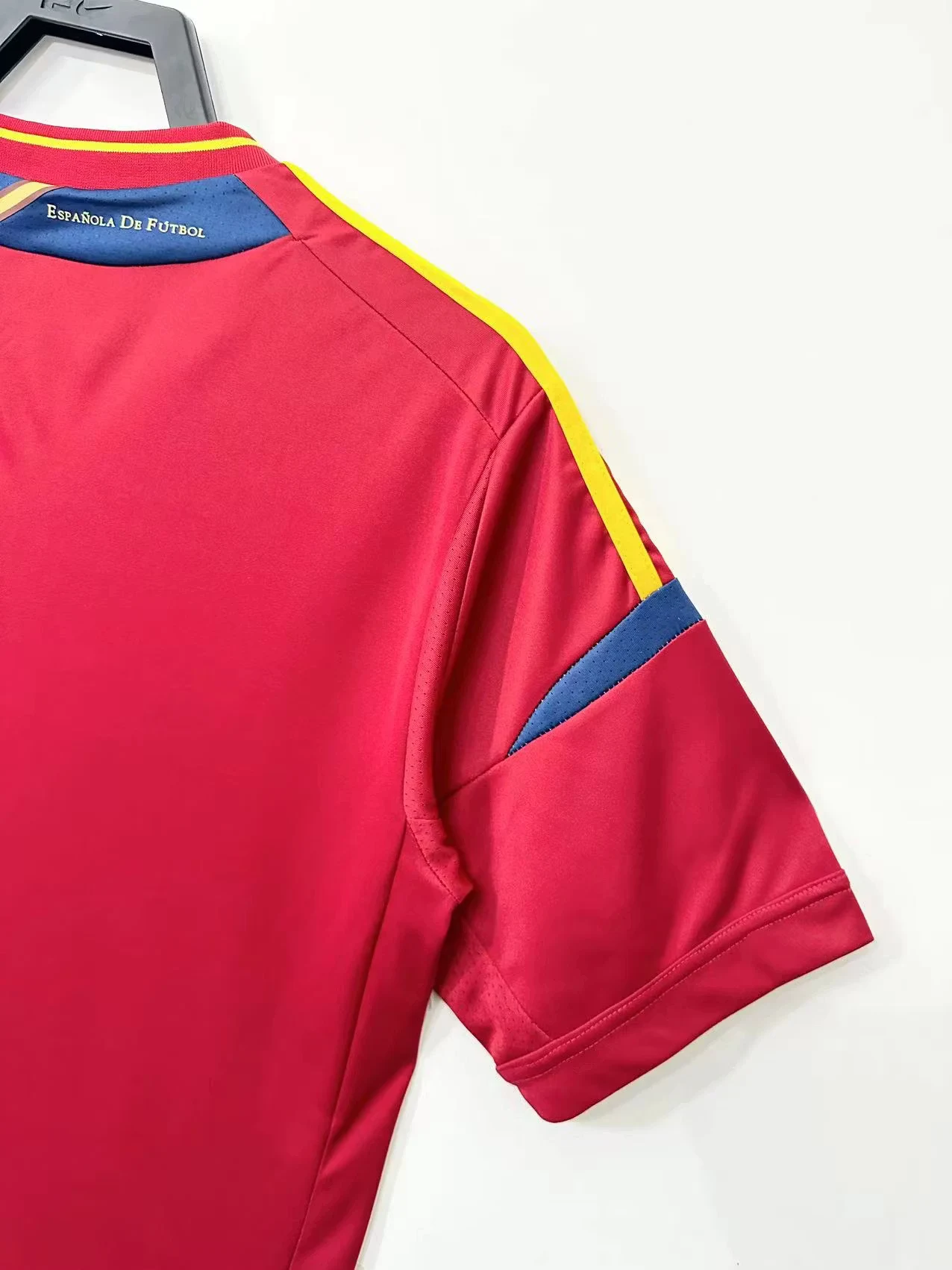2012 Spain Home Retro Jersey view 7