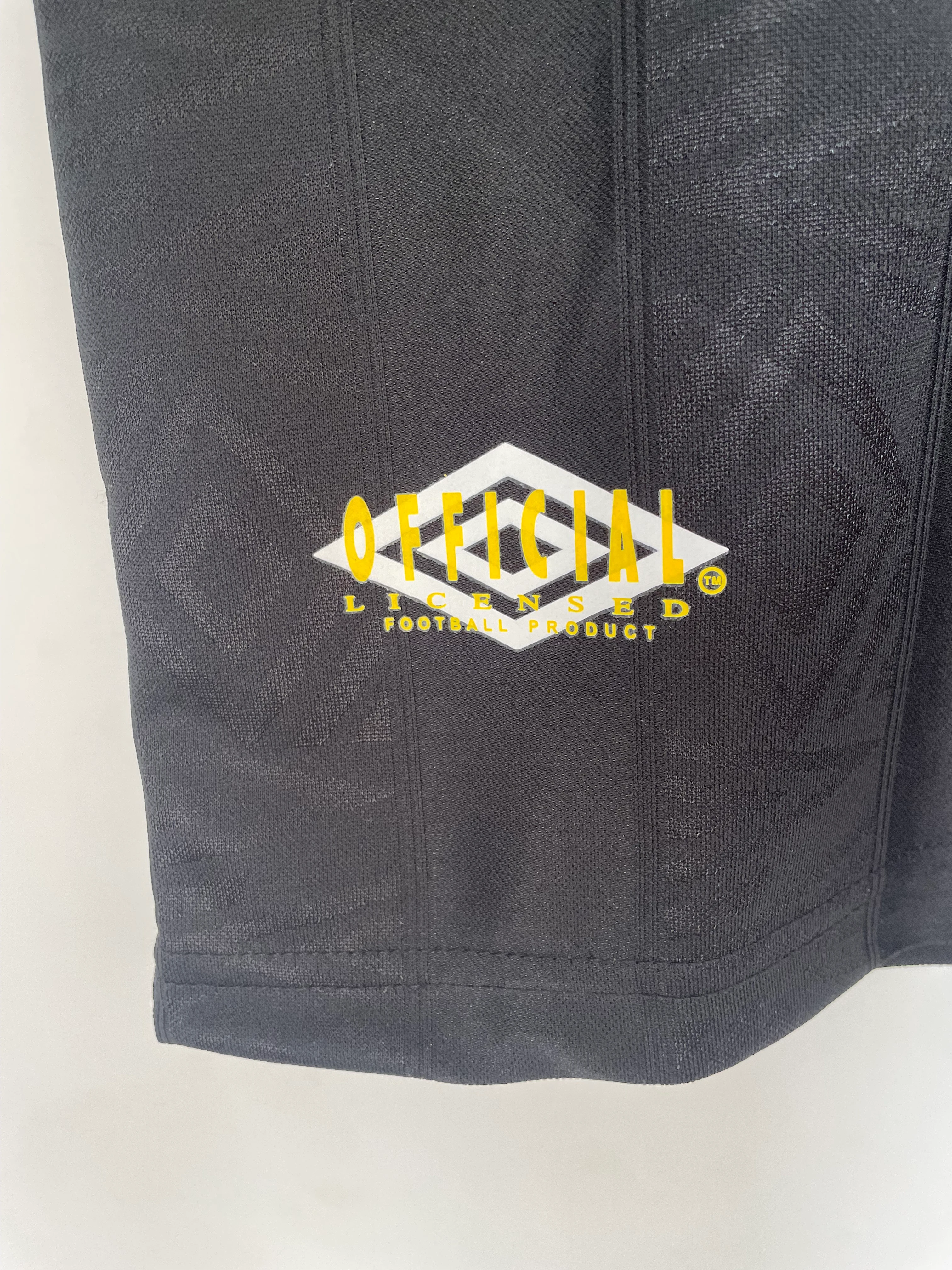1993-94 Manchester United Away Black Long Sleeve Retro Shirt view 9