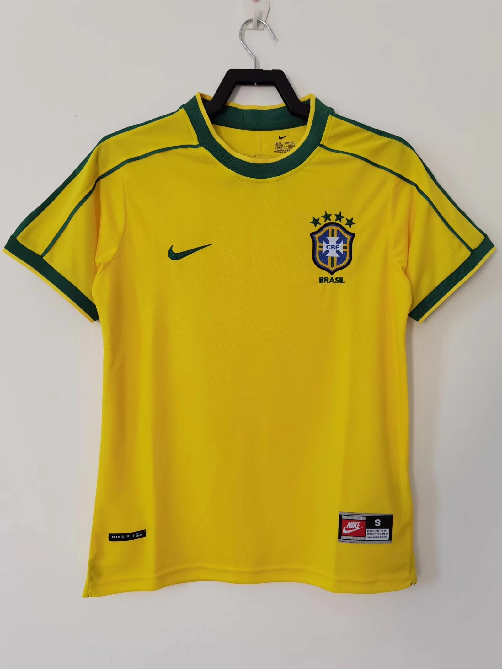 1998 Brazil Home Retro Jersey