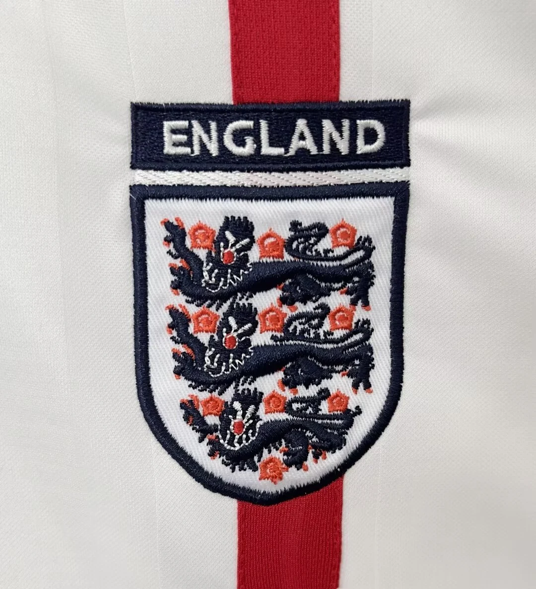 2002 England Home Retro Jersey view 14
