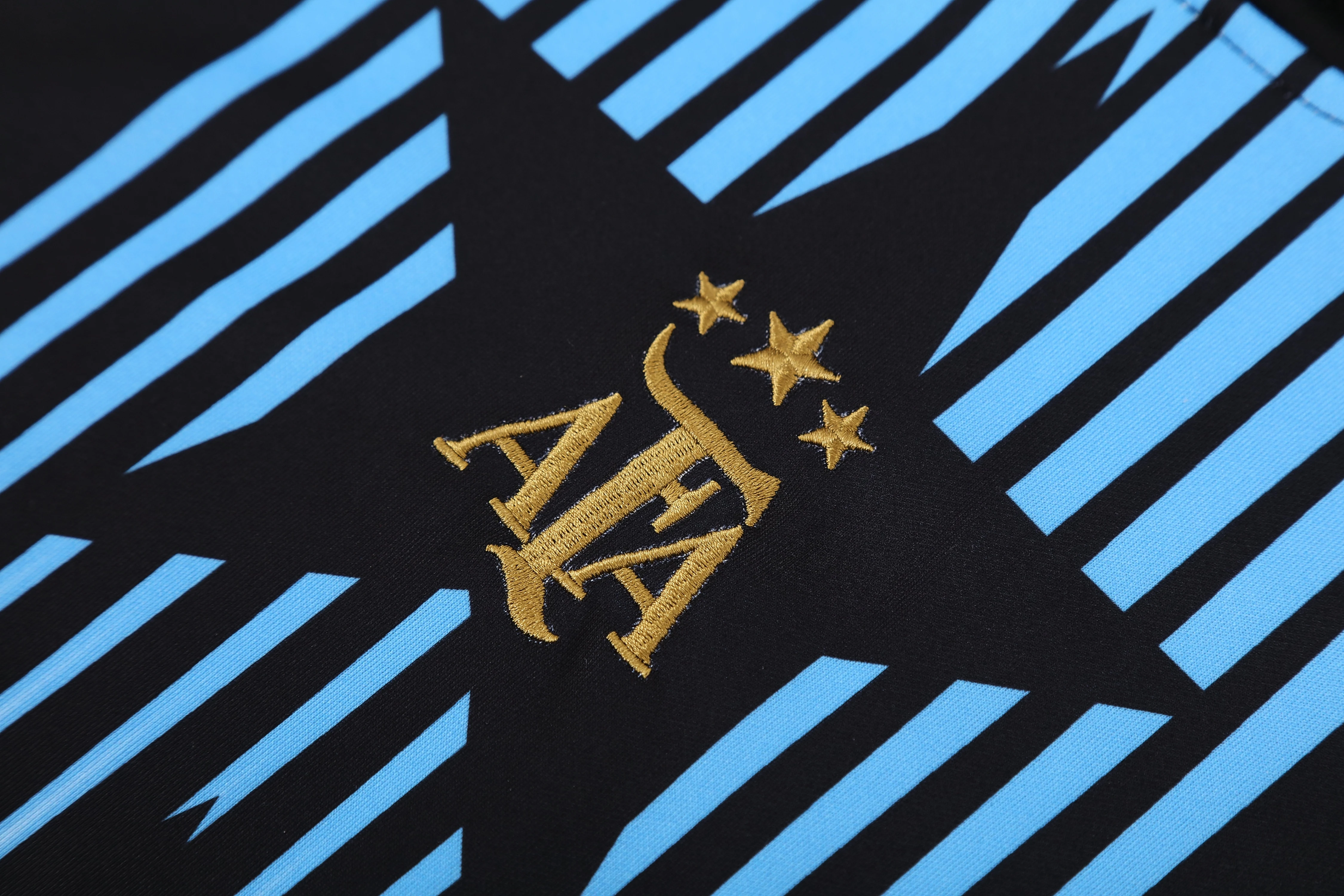 2025-26 Argentina Black Hooded Training Jersey view 9