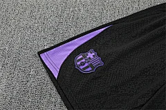 2025-26 Barcelona Black Joint Short Sleeve Training Jersey view 5