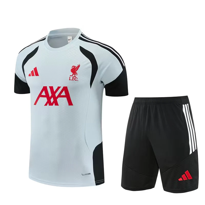 2026-27 Liverpool Light Grey Short-Sleeve Training Jersey view 17
