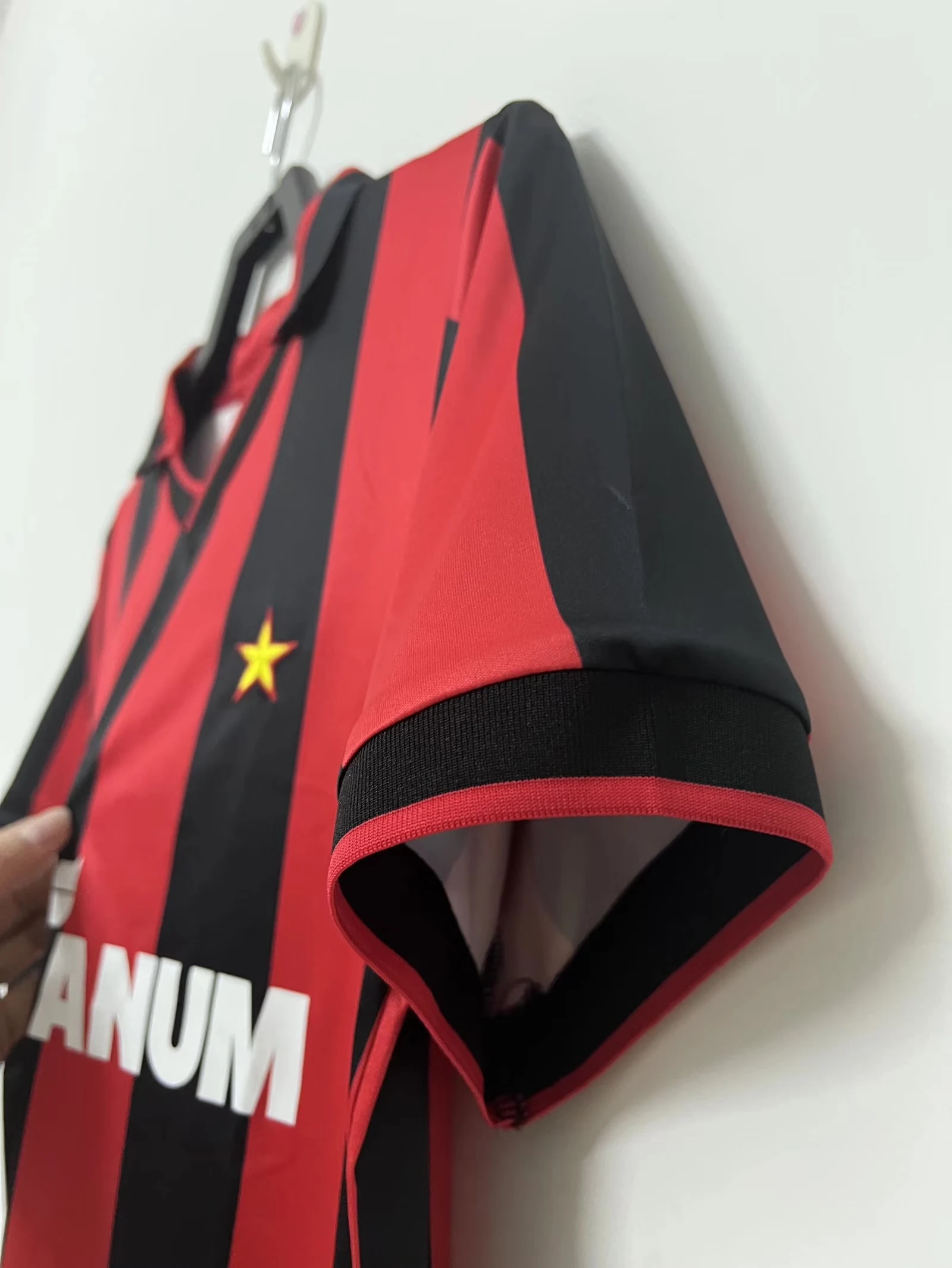 1990-91 AC Home Retro Jersey view 4