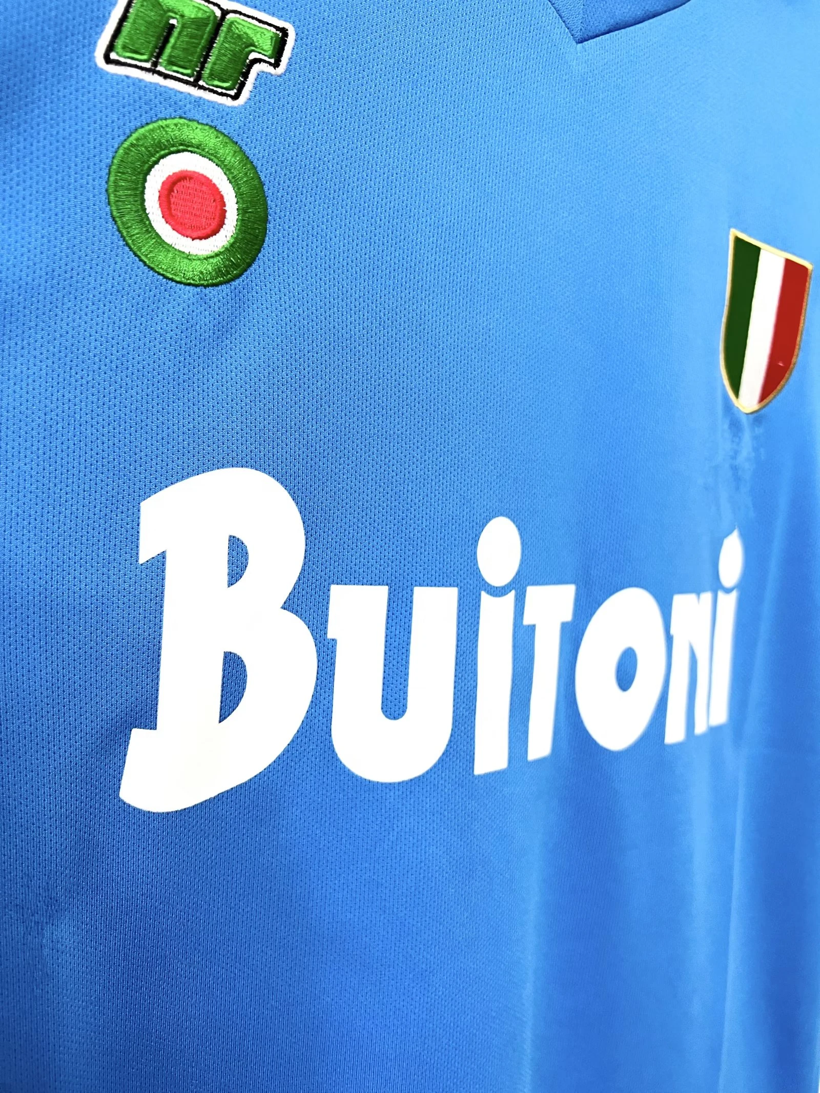 1987-88 Napoli Home Retro Jersey view 3