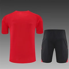 2025-26 Manchester United Red Short Sleeve Training Jersey view 2