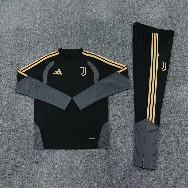 2026-27 Juventus Black Half-Zip Long-Sleeve Training Kit view 12