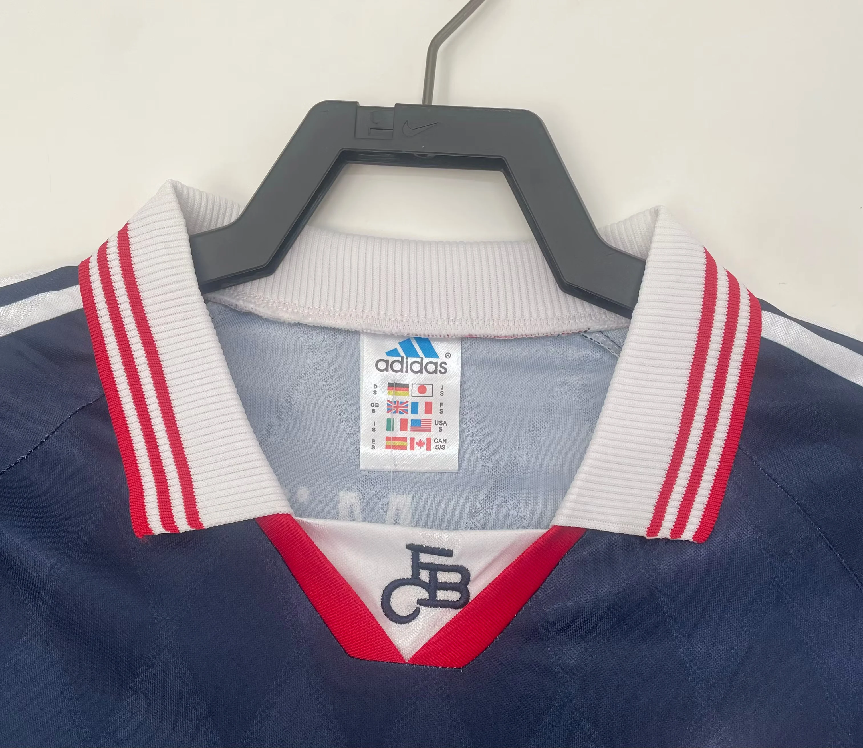 1997-99 Bayern Munich Home Long Sleeve Retro Jersey view 6