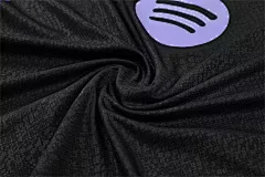 2025-26 Barcelona Black Joint Short Sleeve Training Jersey view 7