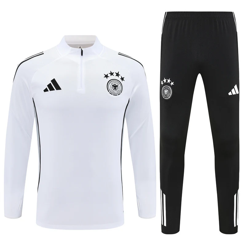 2025-26 Germany White Half-Zip Training Jersey view 19