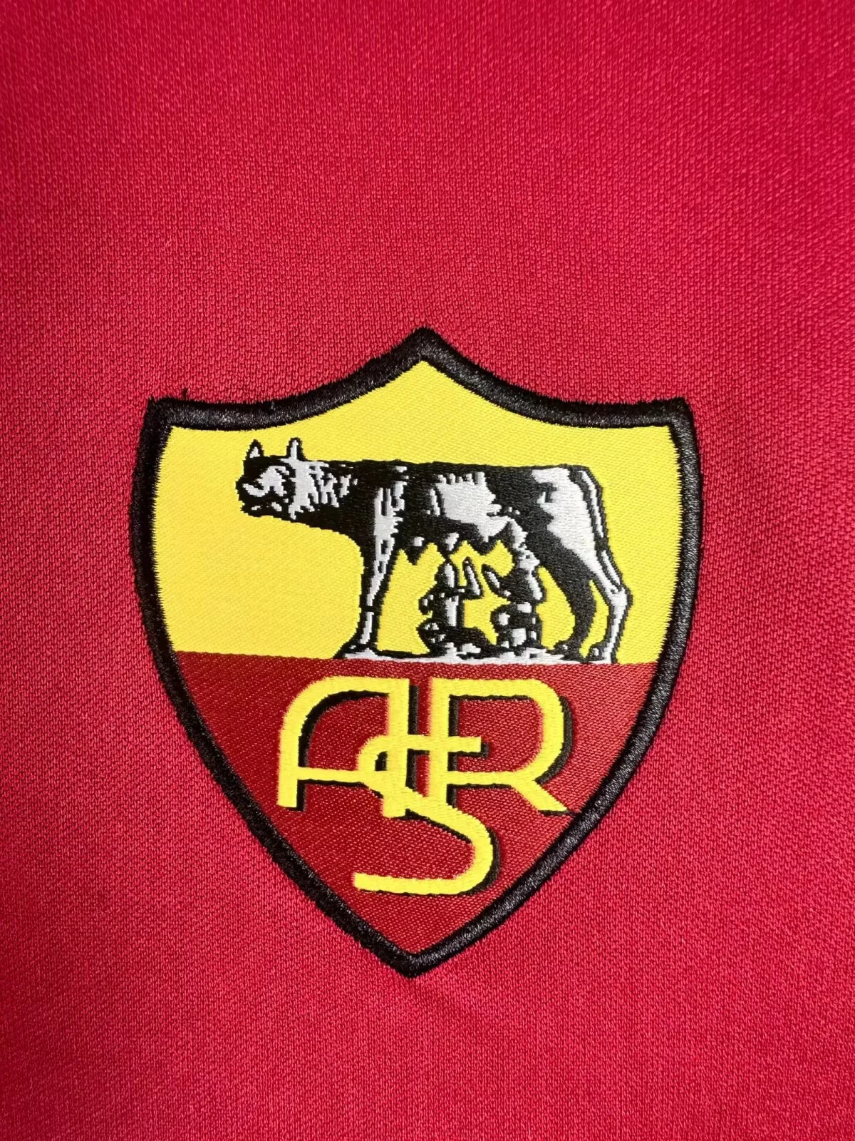 1998-99 Roma Home Long Sleeve Retro Jersey view 5