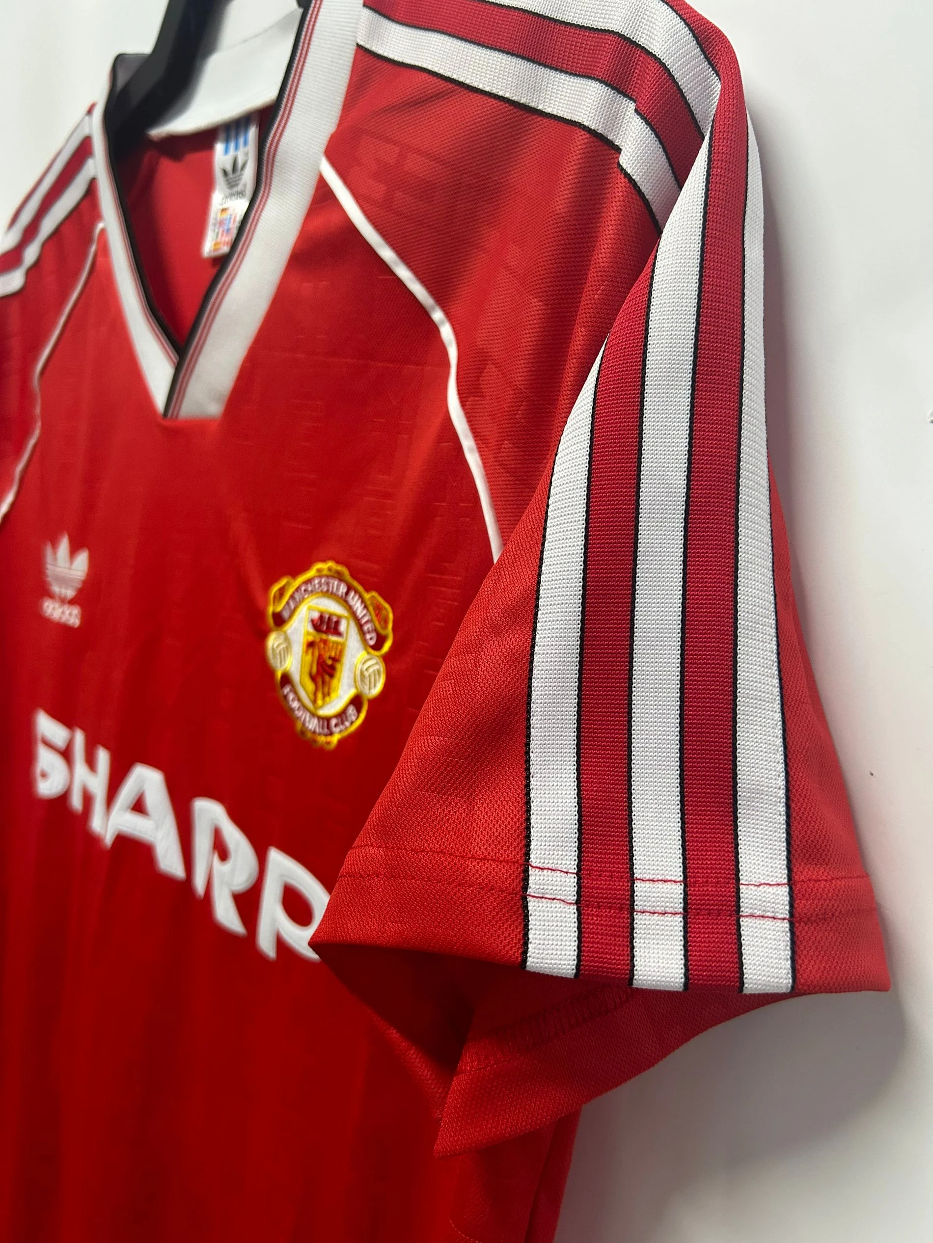 1998-90 Manchester United Home Retro Jersey view 4