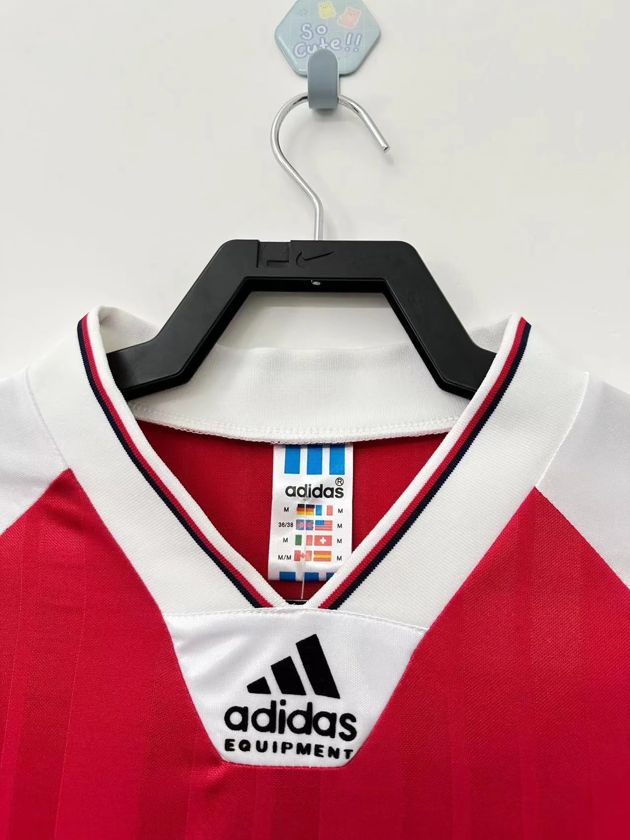 1992-94 Arsenal Home Long Sleeve Retro Shirt view 9